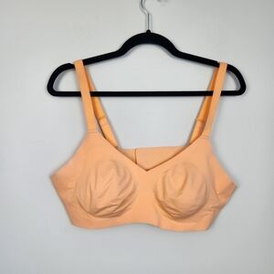 Knix Peach Size 5 Wireless Bra Comfortable Soft